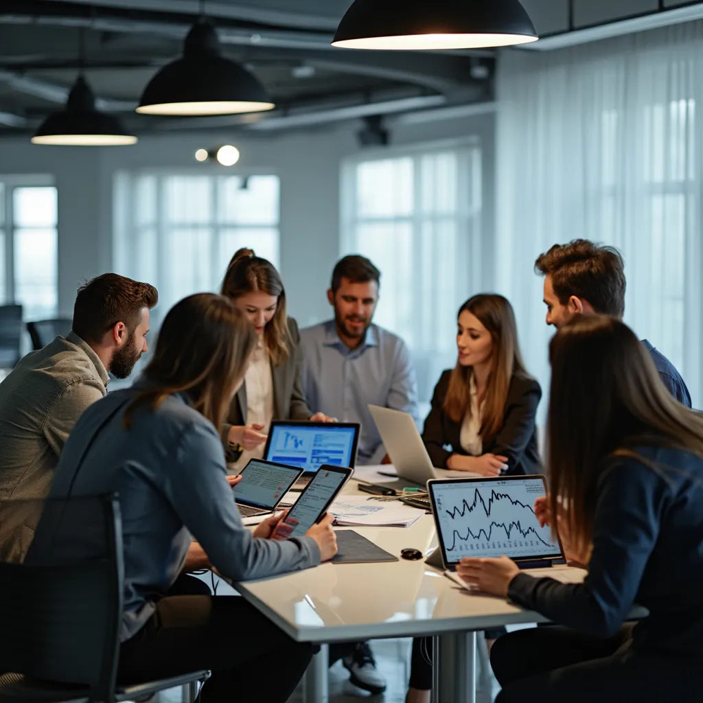 Equipo de FinArg Consultores en reunión estratégica